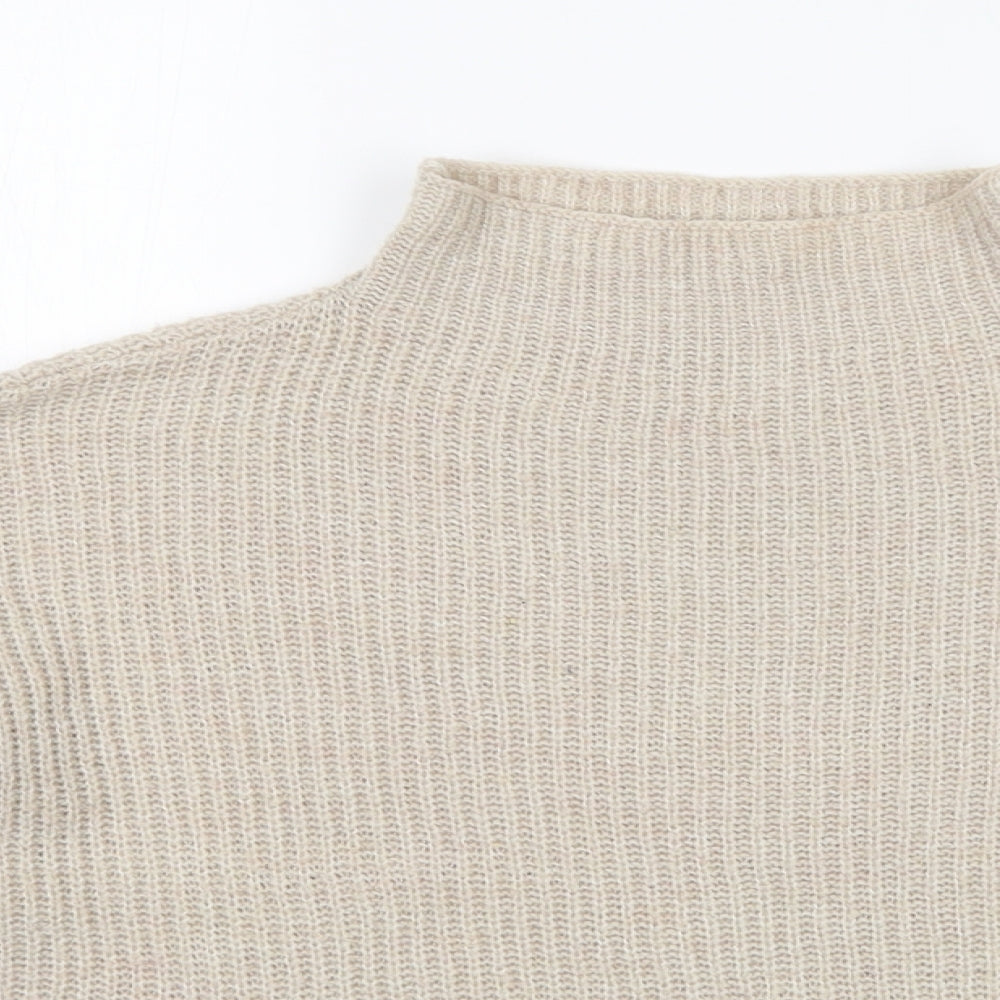 Womens UK Size S Villa Beige Pullover Jumper