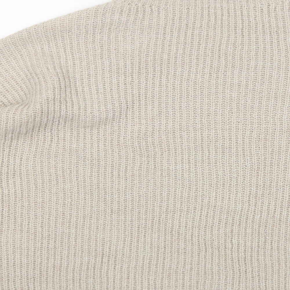 Womens UK Size S Villa Beige Pullover Jumper