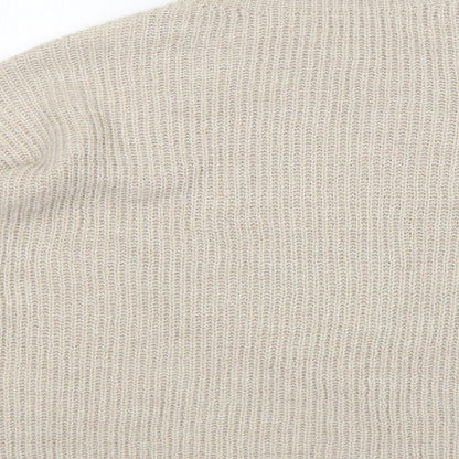 Womens UK Size S Villa Beige Pullover Jumper