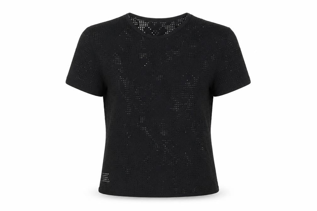 Womens UK Size 10 St Michael Black Basic T-Shirt
