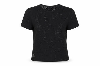 Womens UK Size 10 St Michael Black Basic T-Shirt