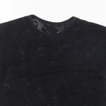 Womens UK Size 10 St Michael Black Basic T-Shirt
