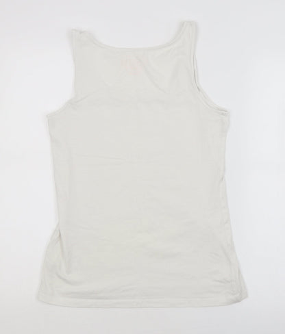 Atmosphere Womens White   Basic Tank Size 14