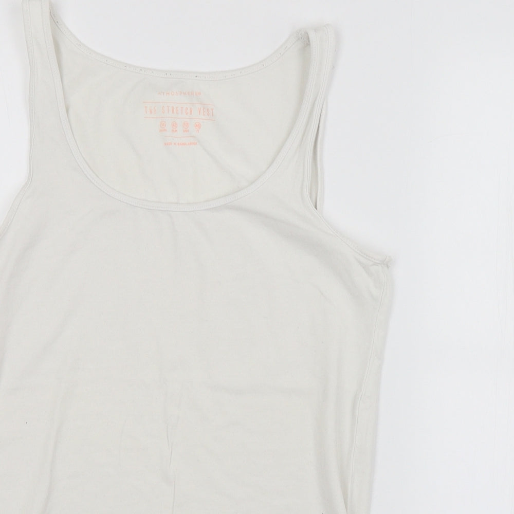 Atmosphere Womens White   Basic Tank Size 14