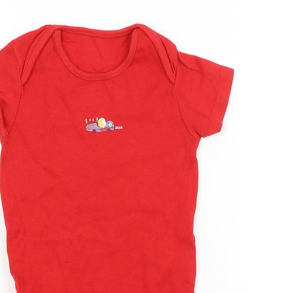 Mothercare Baby Red   Babygrow One-Piece Size 18-24 Months