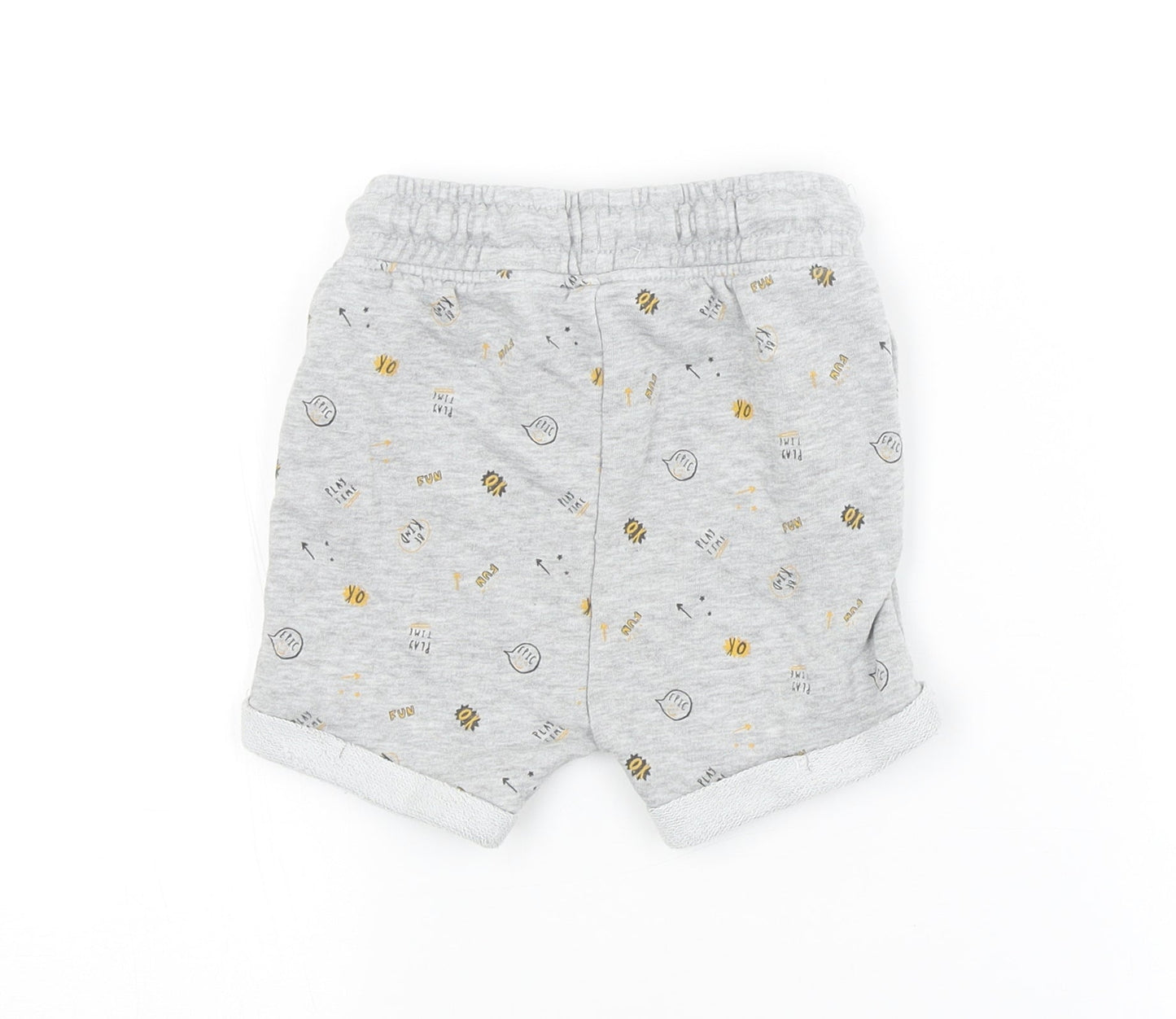 George Baby Grey Spotted  Cropped Trousers Size 18-24 Months