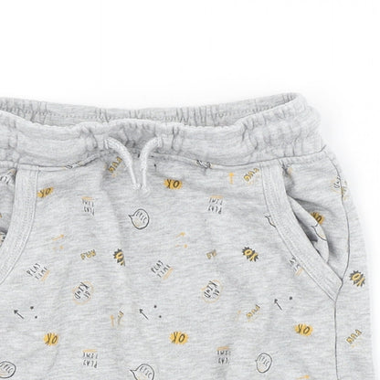 George Baby Grey Spotted  Cropped Trousers Size 18-24 Months