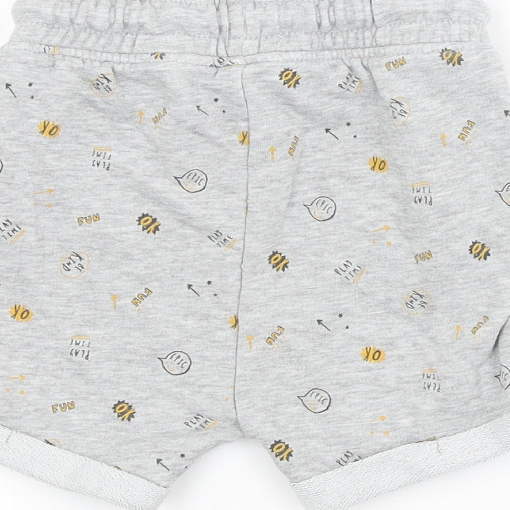 George Baby Grey Spotted  Cropped Trousers Size 18-24 Months