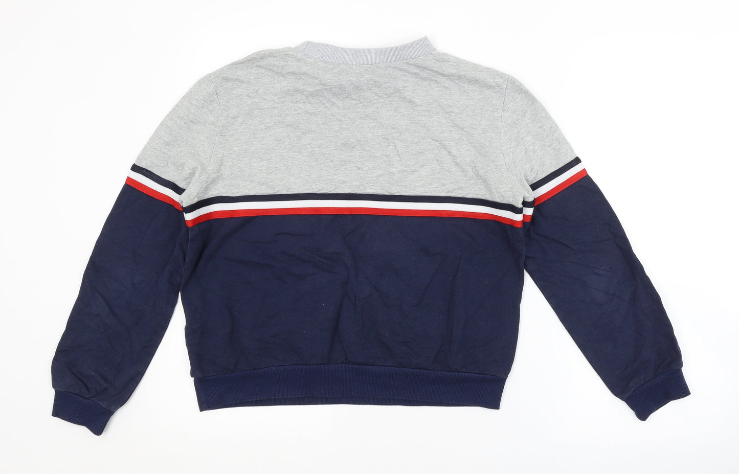SheIn Womens Multicoloured Striped  Pullover Sweatshirt