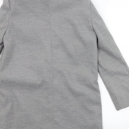Womens UK Size 10 Topshop Grey Trench Coat