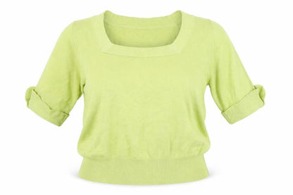 Womens UK Size 14 M&S Green Pullover Jumper