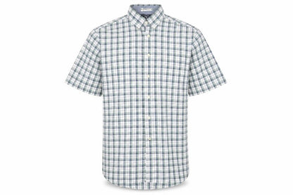 Mens UK Size L Nautica Multicoloured  Button-Up Short Sleeve Casual Shirt