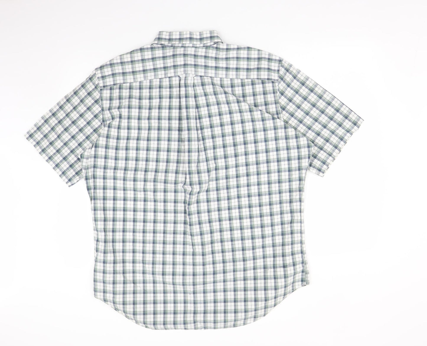 Mens UK Size L Nautica Multicoloured  Button-Up Short Sleeve Casual Shirt