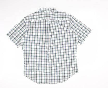 Mens UK Size L Nautica Multicoloured  Button-Up Short Sleeve Casual Shirt