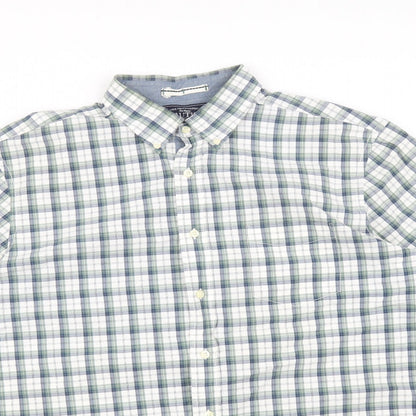 Mens UK Size L Nautica Multicoloured  Button-Up Short Sleeve Casual Shirt