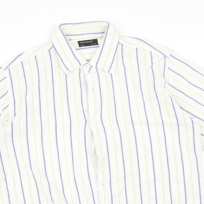 Cedar Wood State Mens Multicoloured Striped   Button-Up Size XL