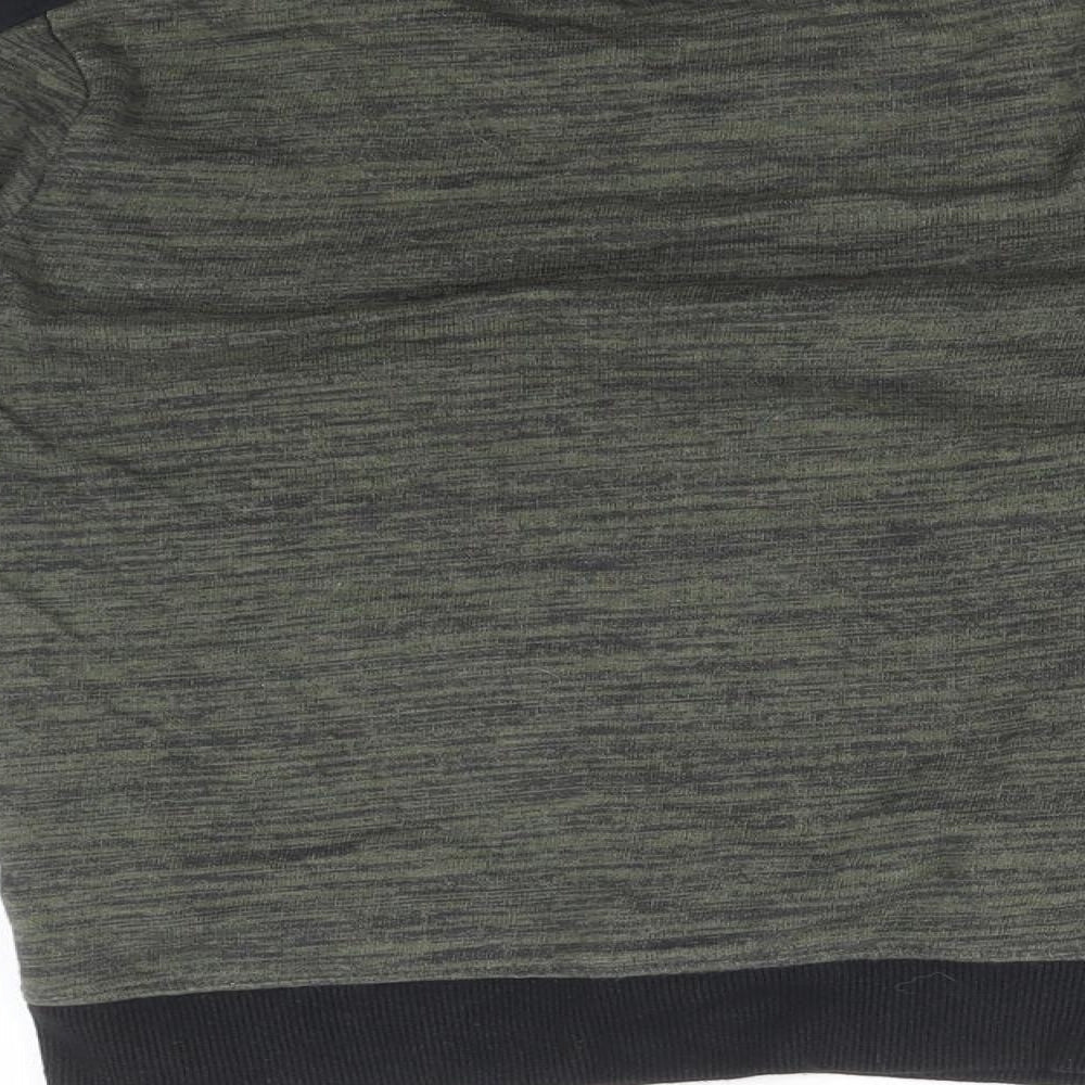 M&Co Boys Green   Pullover Sweatshirt Size 9-10 Years