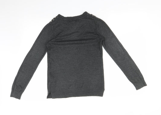 Atmosphere Womens Grey   Basic T-Shirt Size 6