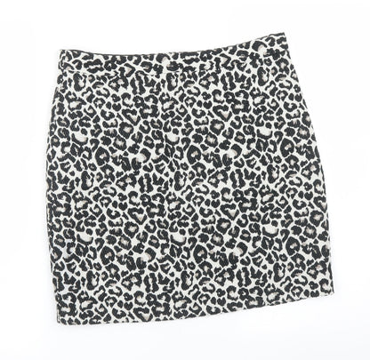 Papaya Womens Multicoloured Animal Print  Straight & Pencil Skirt Size 10