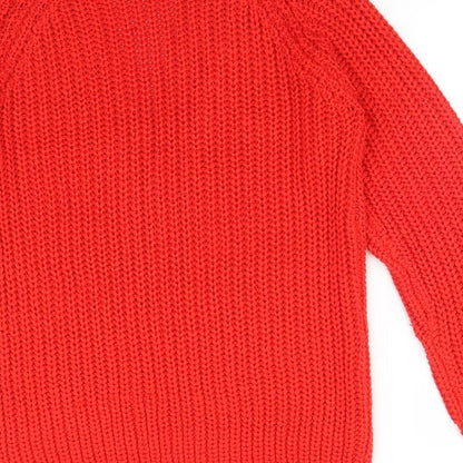 Womens UK Size XS NEXT Red Cardigan Jumper