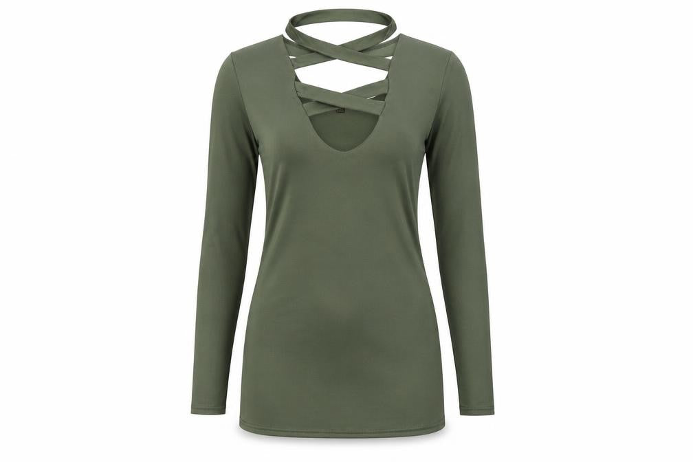 I-X LONDON Womens Green   Basic T-Shirt Size 8