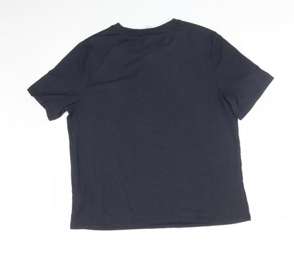 Womens UK Size 14 NEXT Blue Basic T-Shirt