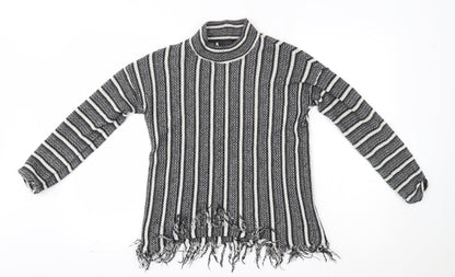 Womens UK Size 10 Topshop Grey Pullover Jumper