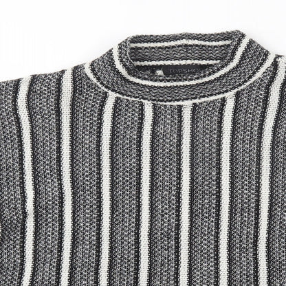 Womens UK Size 10 Topshop Grey Pullover Jumper