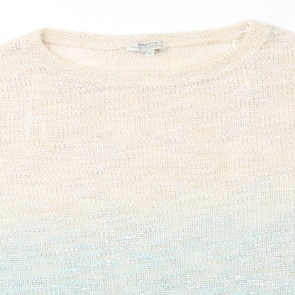 Womens UK Size 10 Papaya Beige Pullover Jumper