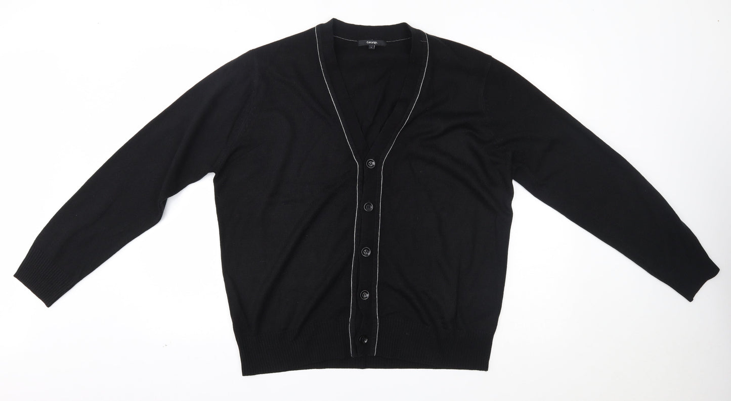 George Womens Black   Cardigan Jumper Size L