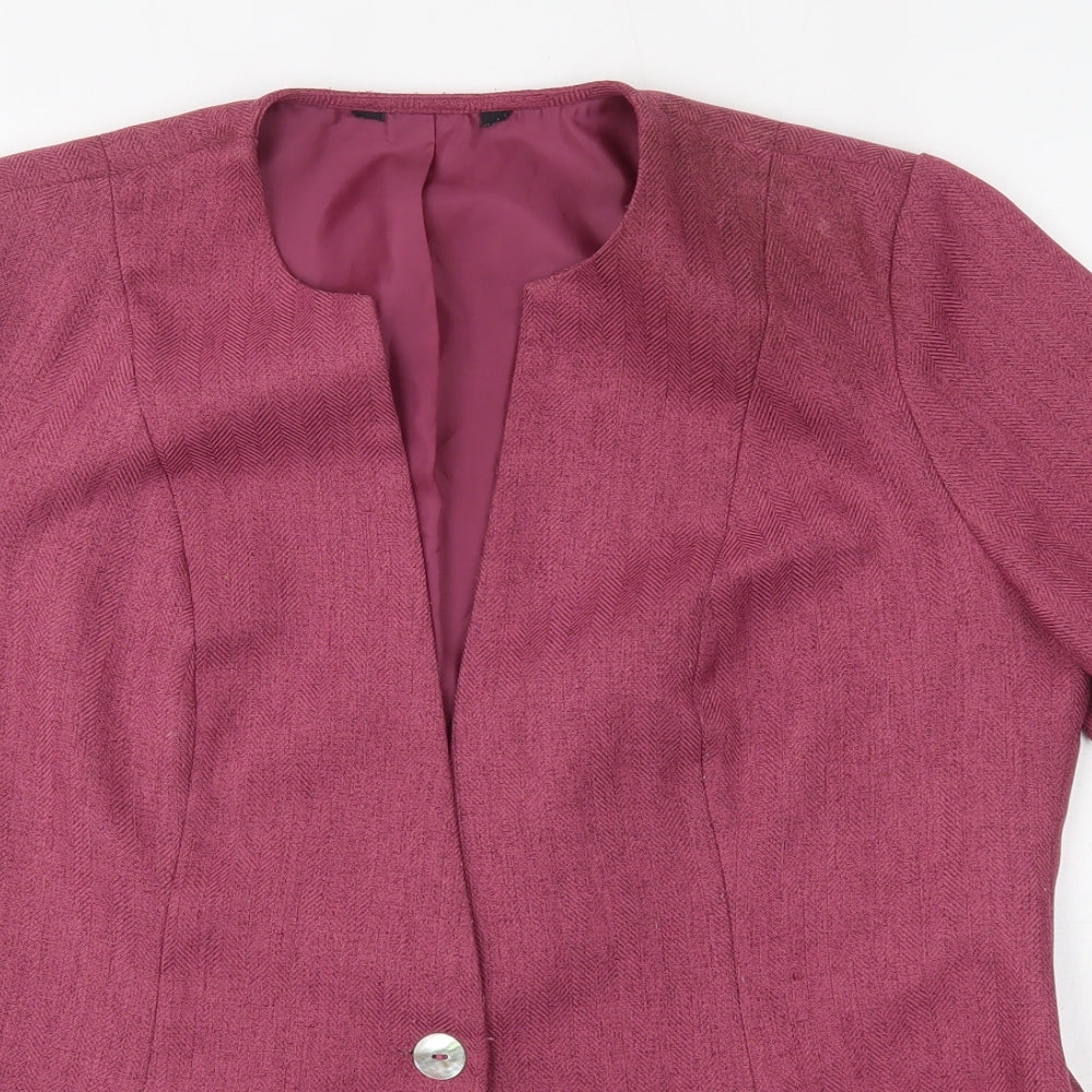 Womens UK Size One Size BM Pink Jacket