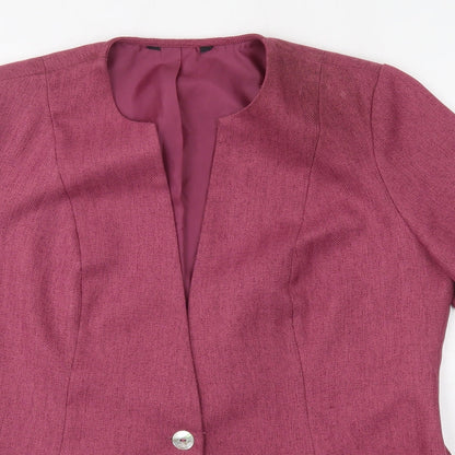 Womens UK Size One Size BM Pink Jacket