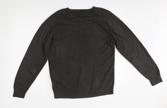 M&S Mens Grey   Pullover Jumper Size M