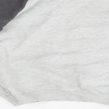 NEXT Girls Grey   Pullover Jumper Size 9 Years  - this is my happy face