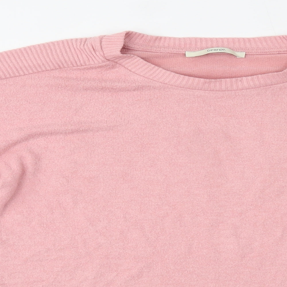 George Womens Pink   Pullover Jumper Size S