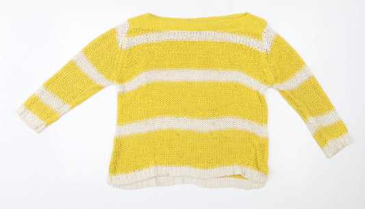 Womens UK Size M encuentro Yellow Pullover Jumper