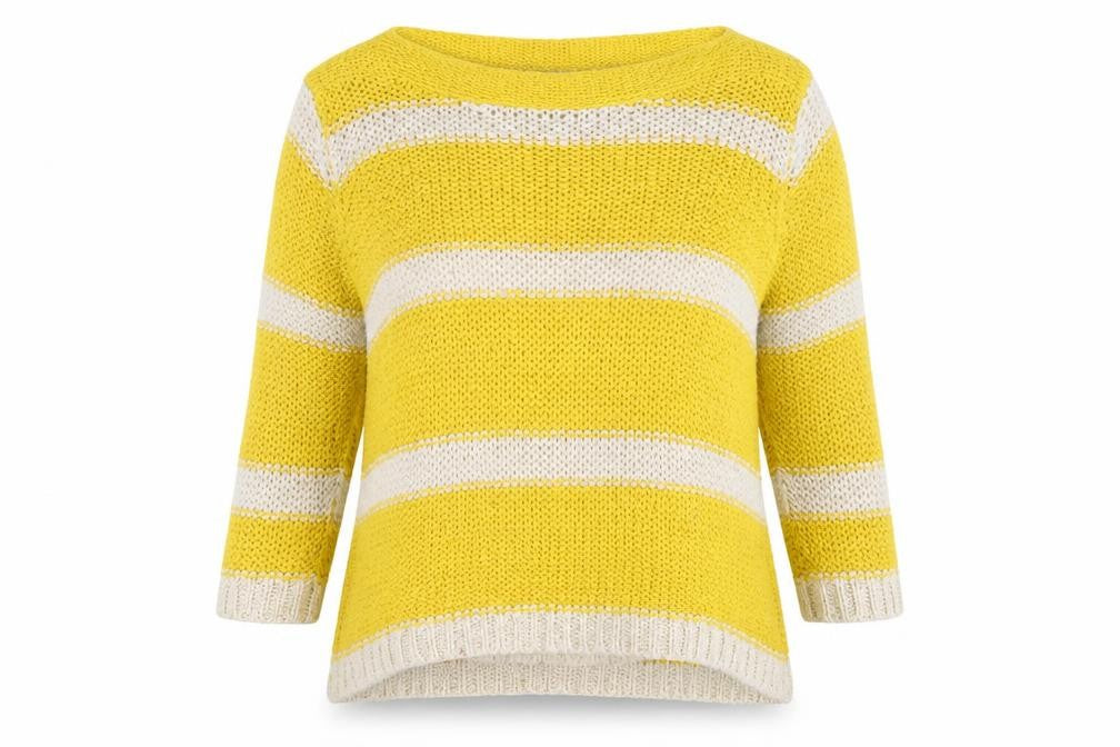Womens UK Size M encuentro Yellow Pullover Jumper
