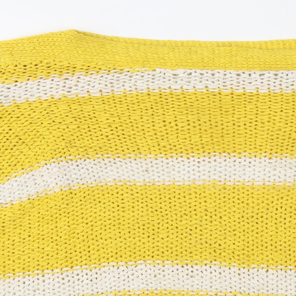Womens UK Size M encuentro Yellow Pullover Jumper