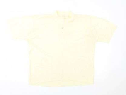 Womens UK Size 18 Preworn Yellow Pullover Jumper