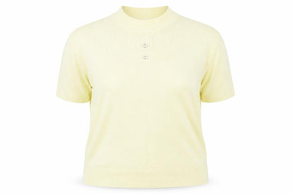 Womens UK Size 18 Preworn Yellow Pullover Jumper