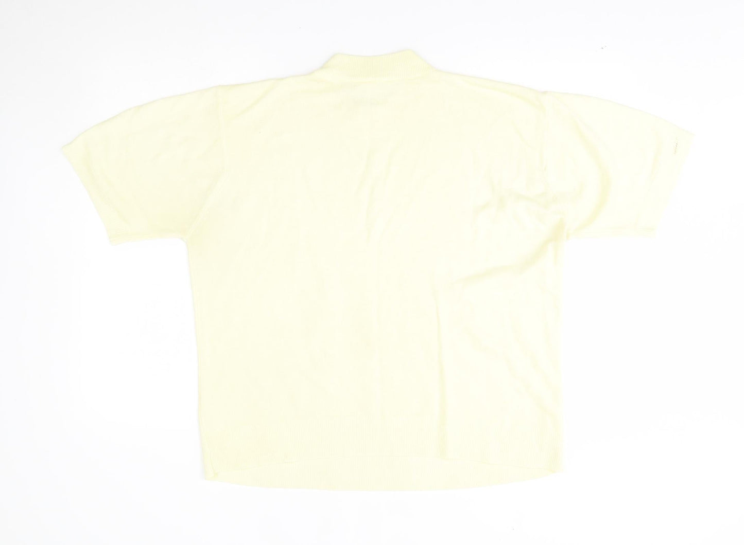Womens UK Size 18 Preworn Yellow Pullover Jumper