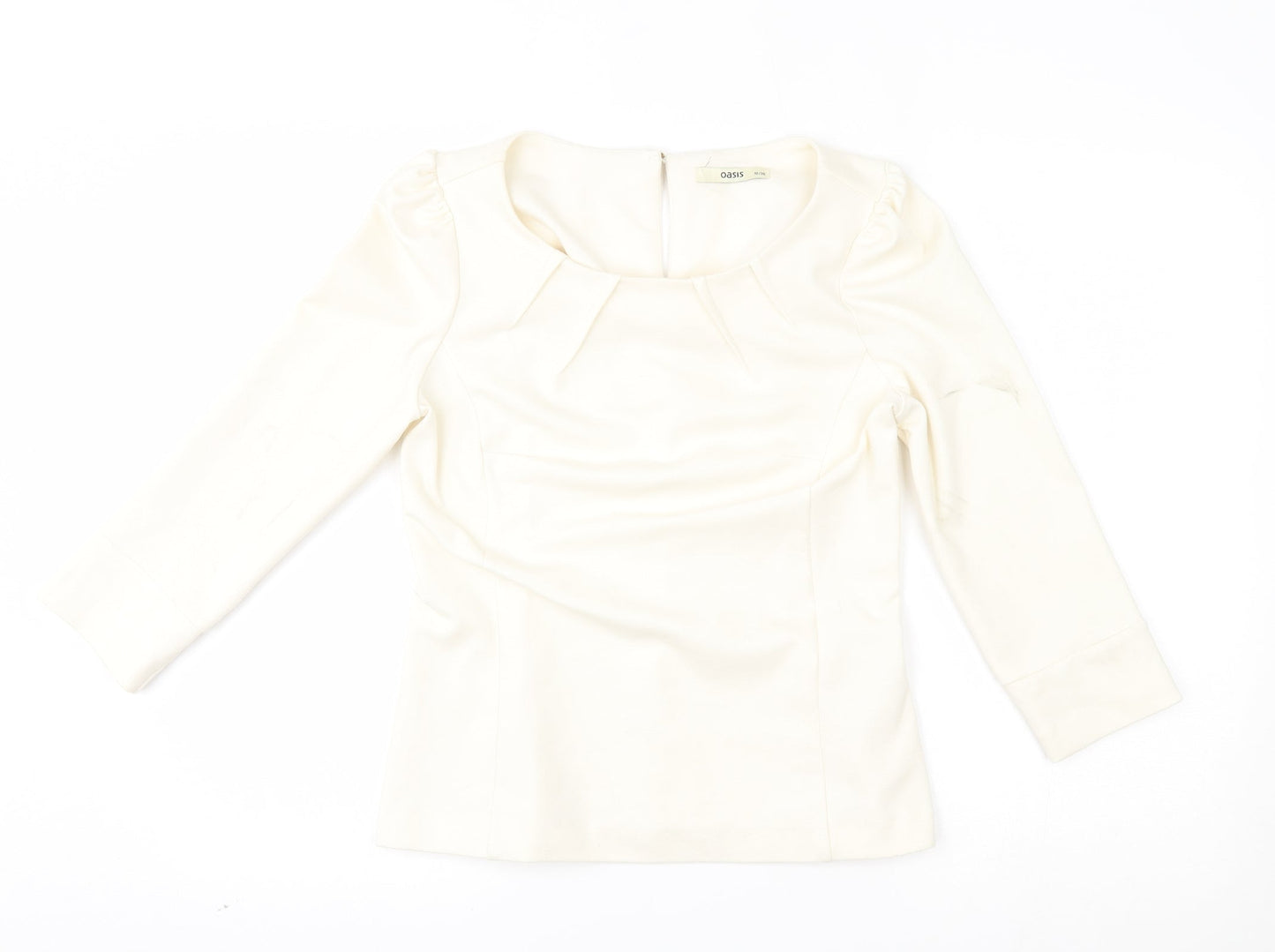 Womens UK Size 10 Oasis Ivory Pullover Jumper