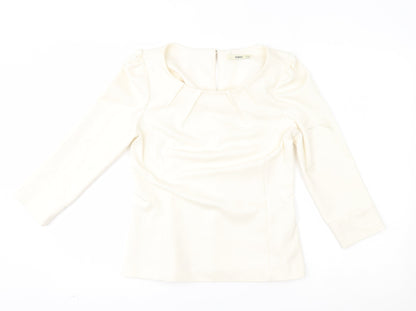 Womens UK Size 10 Oasis Ivory Pullover Jumper