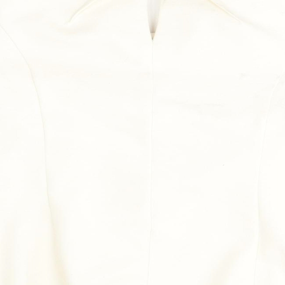 Womens UK Size 10 Oasis Ivory Pullover Jumper