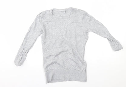 Womens UK Size S H&M Grey Pullover Jumper