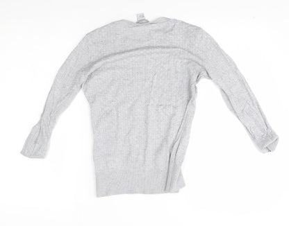 Womens UK Size S H&M Grey Pullover Jumper