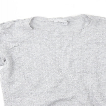 Womens UK Size S H&M Grey Pullover Jumper