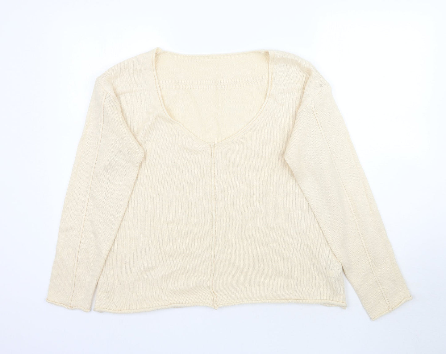 SheIn Womens Ivory   Pullover Jumper Size M