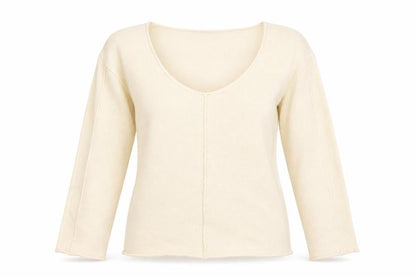 Womens UK Size M SheIn Ivory Pullover Jumper