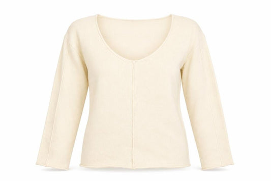Womens UK Size M SheIn Ivory Pullover Jumper